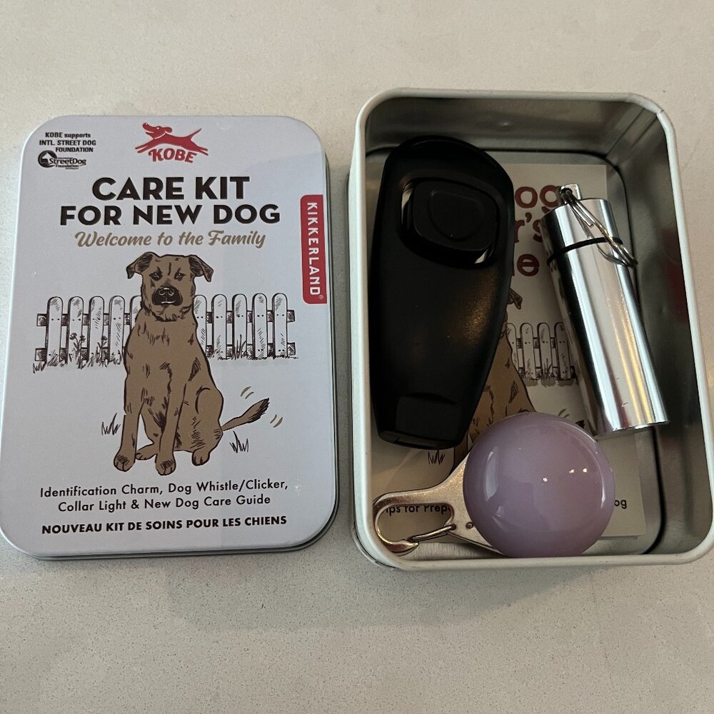 Kobe by Kikkerland - Welcome New Dog Kit